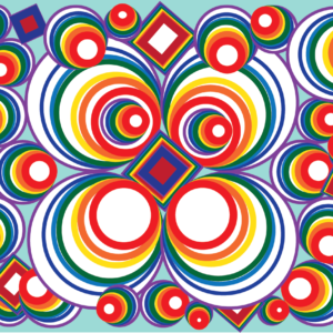 Circle Pattern Jigsw Puzzle Rectangle