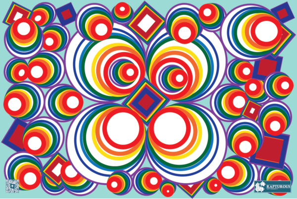 Circle Pattern Jigsw Puzzle Rectangle