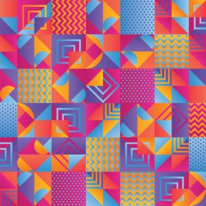 Abstract vibrant colours