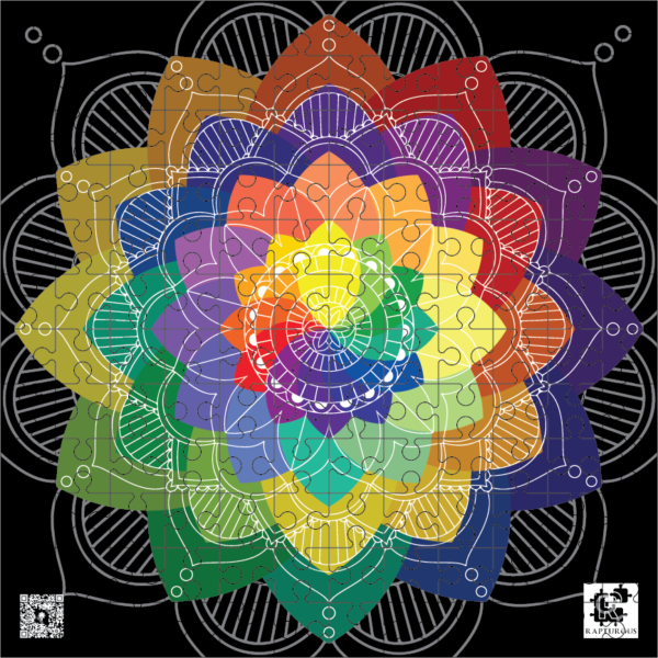 Mandala Black Puzzle