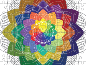 Mandala White Puzzle