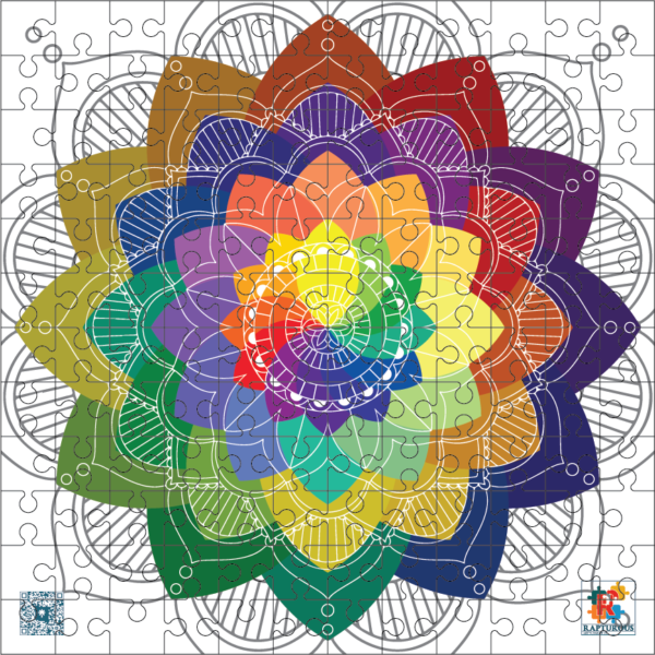 Mandala White Puzzle